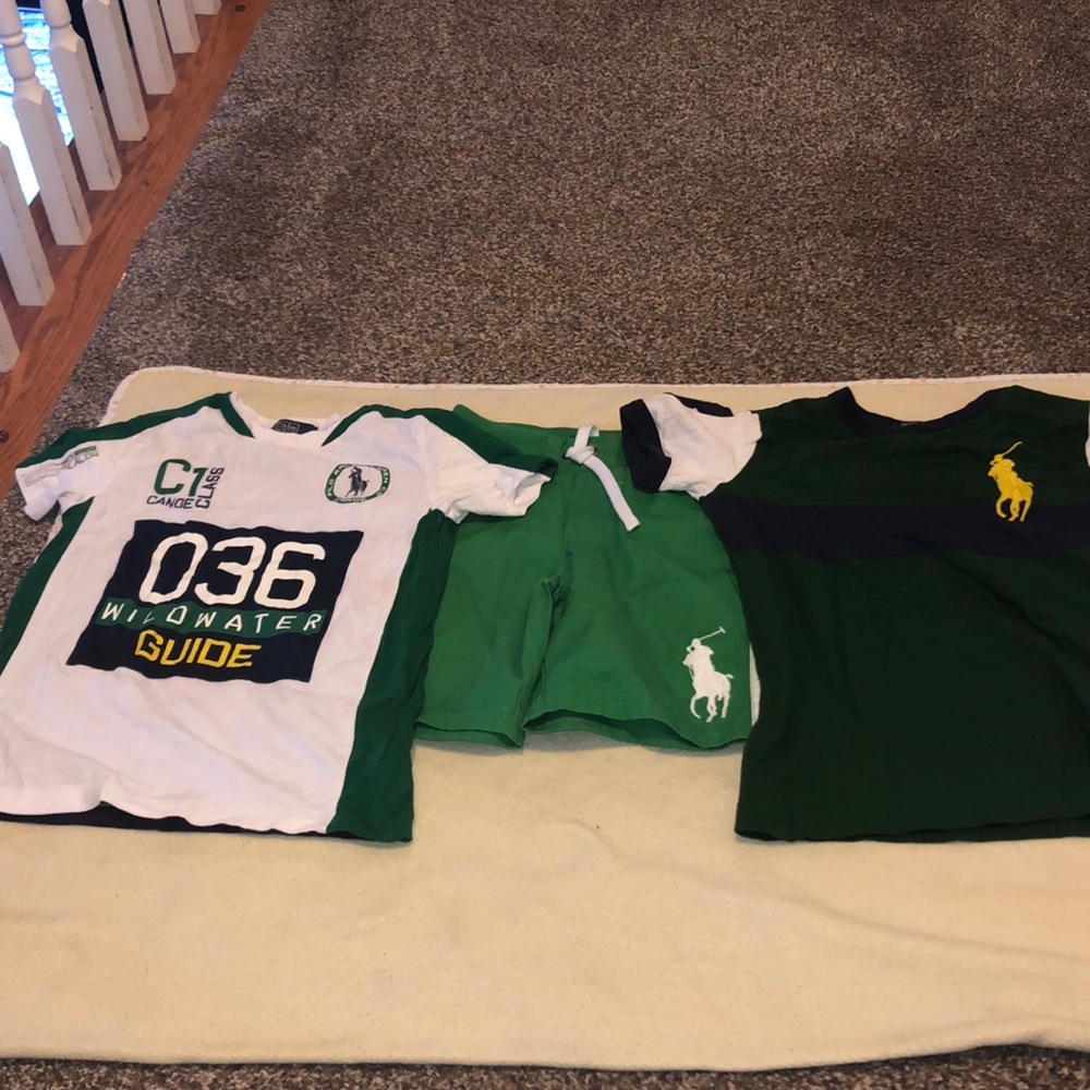 Preowned Polo Ralph boy’s tops & shirt size 6